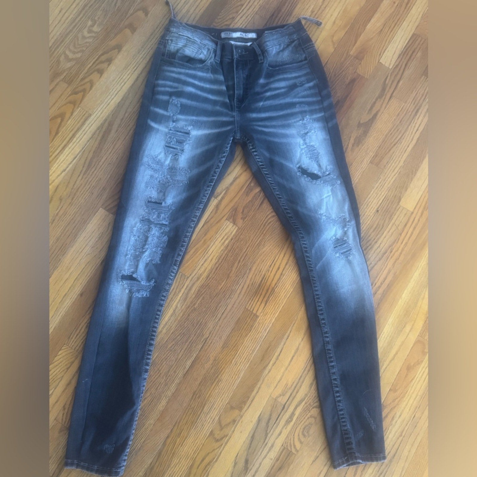 BKE Alec Black and Gray Denim