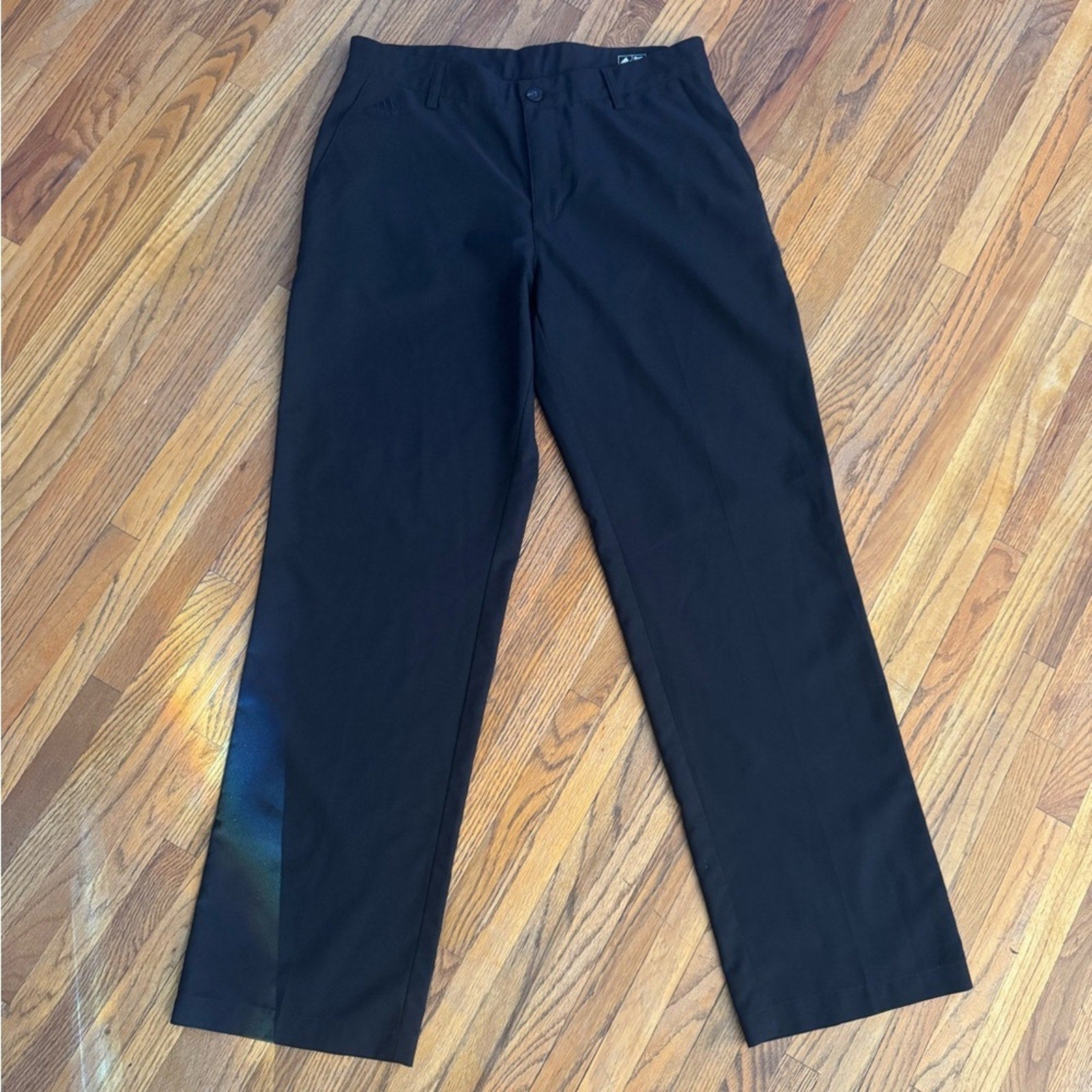 Adidas Men's Sleek Black Dress Pants