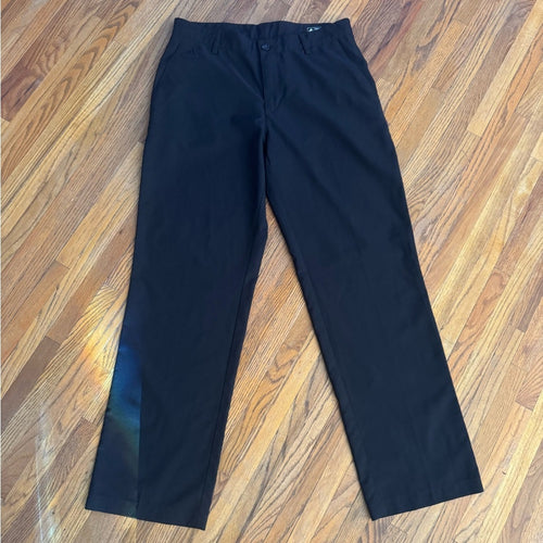 Adidas Men's Sleek Black Dress Pants