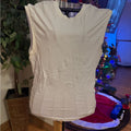 H&M Cream Muscle Tee