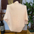 Elegant Women's Poncho in Light Cream