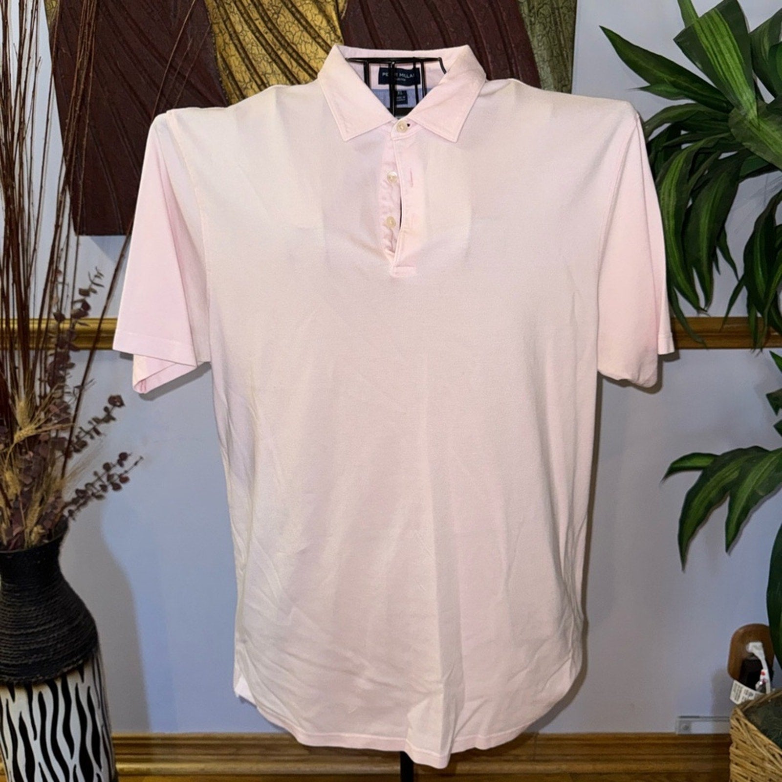 Peter Millar Light Pink Polo Shirt