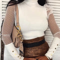 White turtleneck