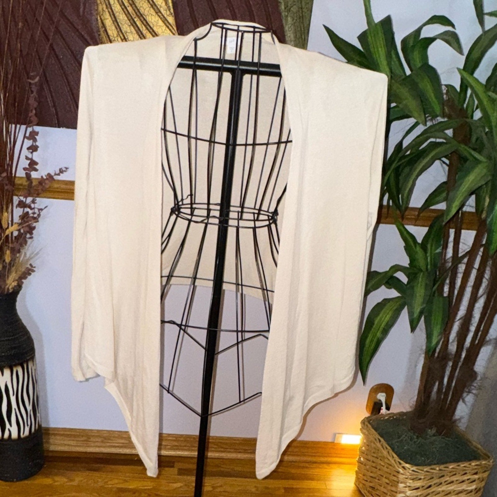 J. Jill Cream Home Accent Shawl