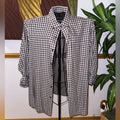 Hart Schaffner Marx Checkered Jacket - Black and White