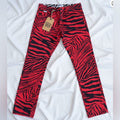 Trukfit Red and Black Zebra Print Pants