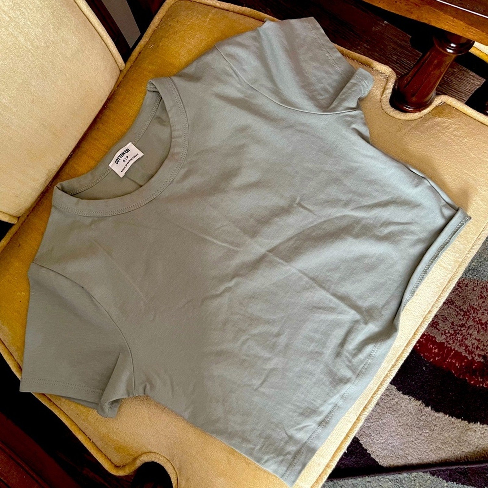 Crop short sleeve tee