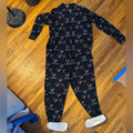 NFL Texans Women's Pajama Onesie - Black and Red