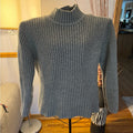 UNIONBAY Charcoal Ribbed Turtleneck Sweater