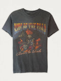 Cleaned product photo of King of the Road graphic t-shirt on plain background