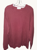 High Sierra Burgundy Vintage Knit Crewneck Sweater