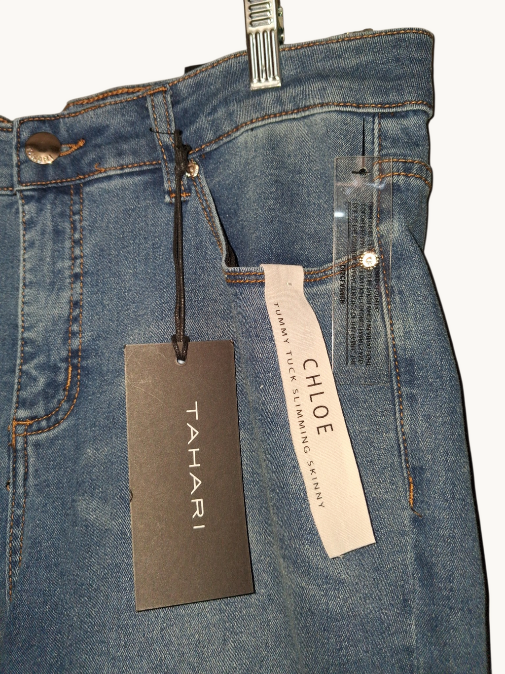 Tahari Light Wash Skinny Jeans (NWT)