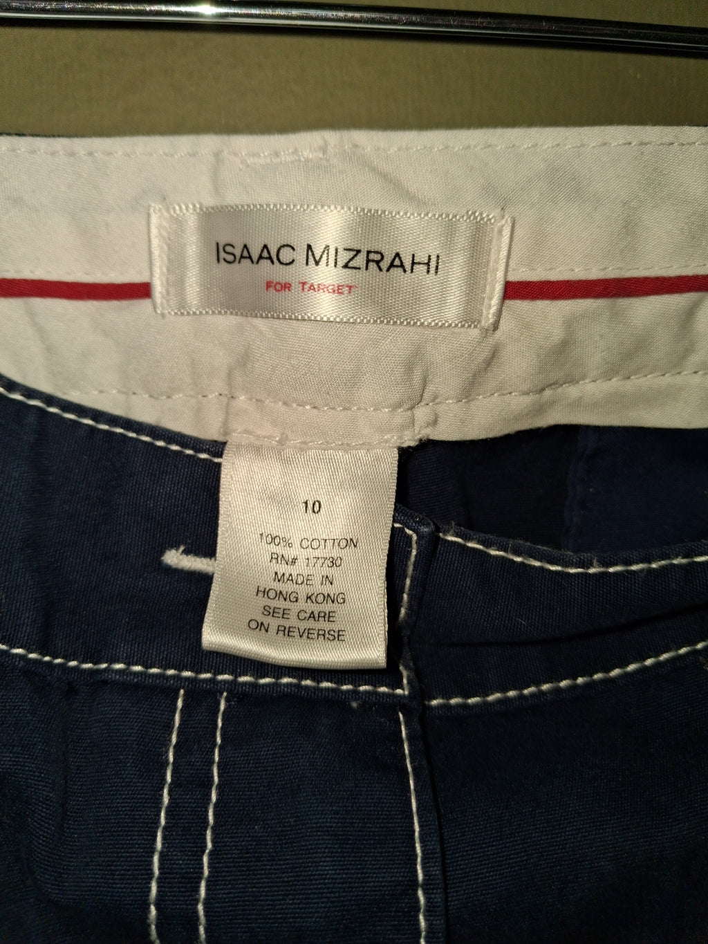 Isaac Mizrahi Stitch Pants
