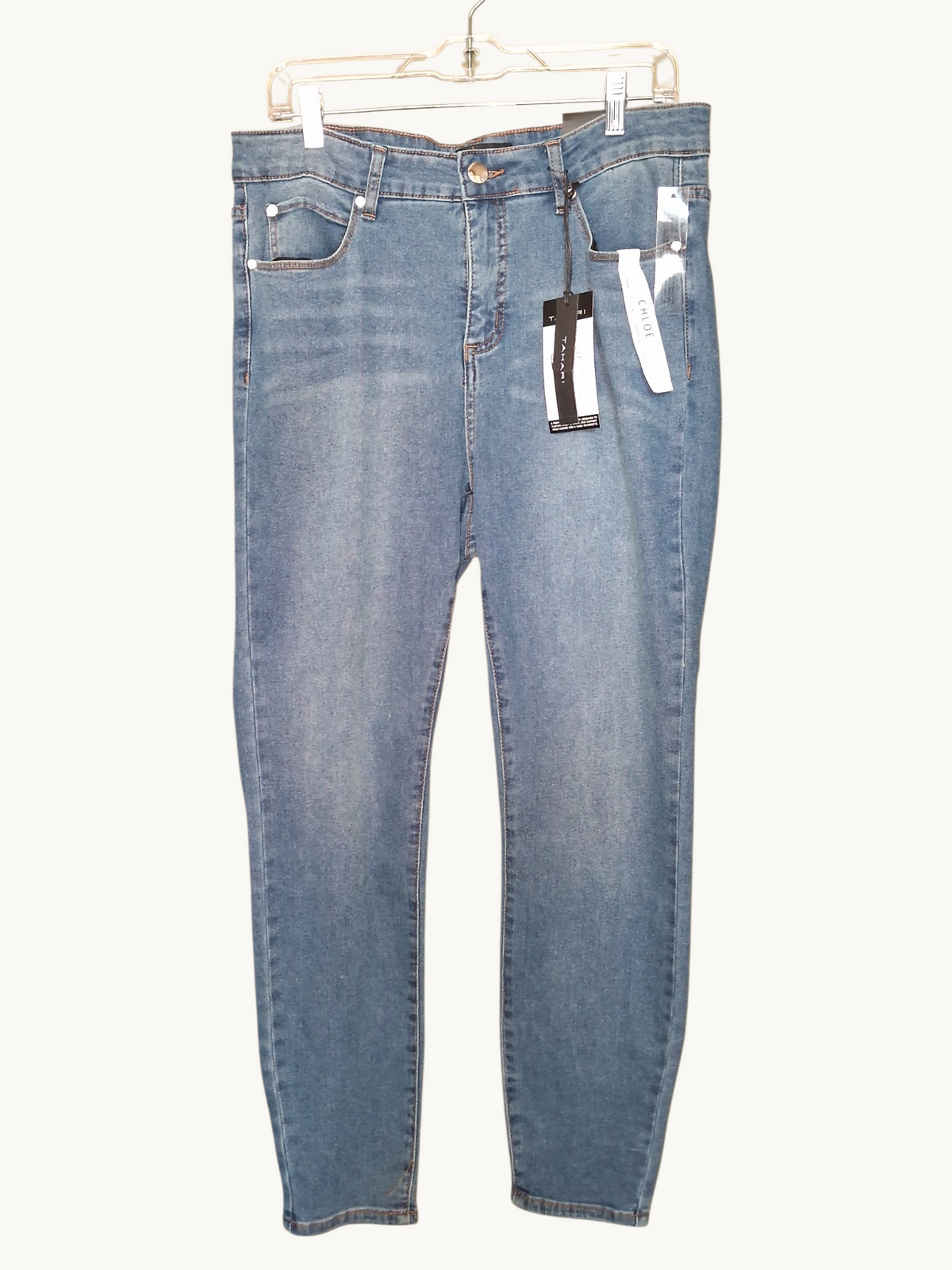 Tahari Light Wash Skinny Jeans (NWT)