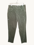 Olive Green Corduroy High-Rise Skinny Pants