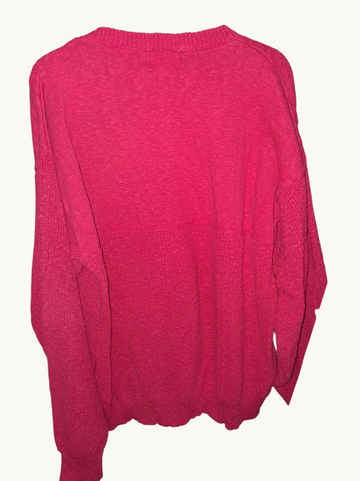 Norman Todd Classic Red Embroidered Crewneck Sweater